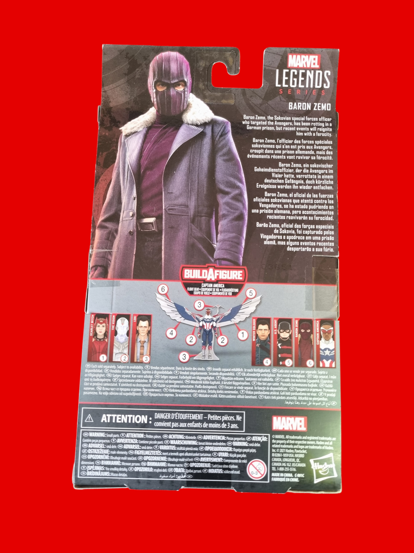 Marvel Legends Series - The Falcon and The Winter Soldier Baron Zemo