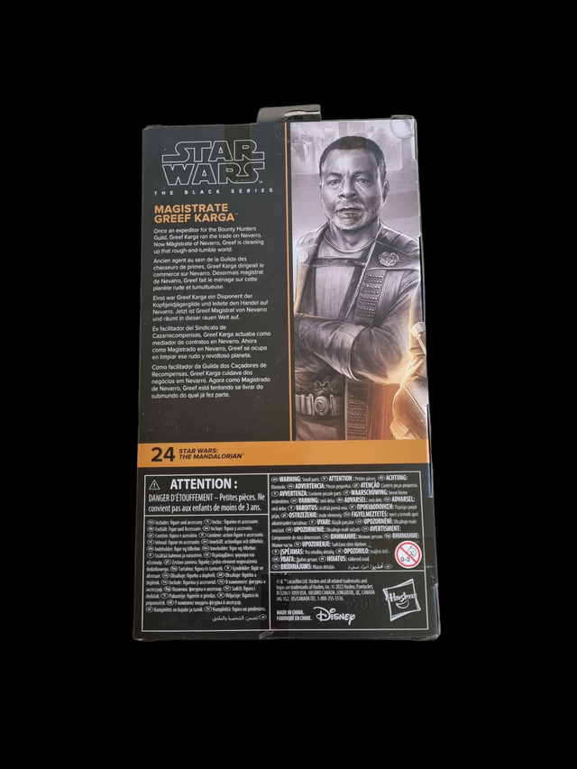 Star Wars The Black Series Magistrate Greef Karga