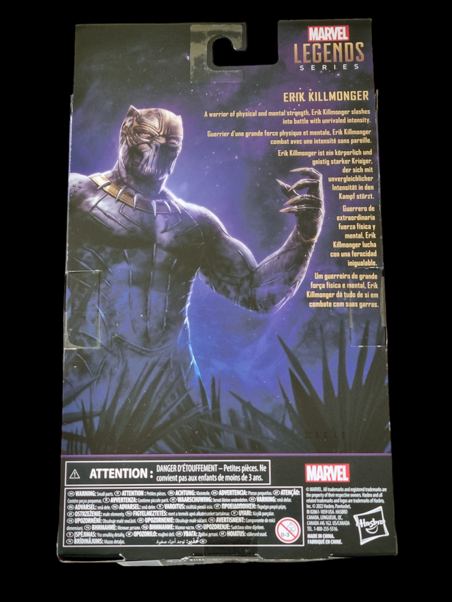 Marvel Legends Series - Black Panther Erik Killmonger