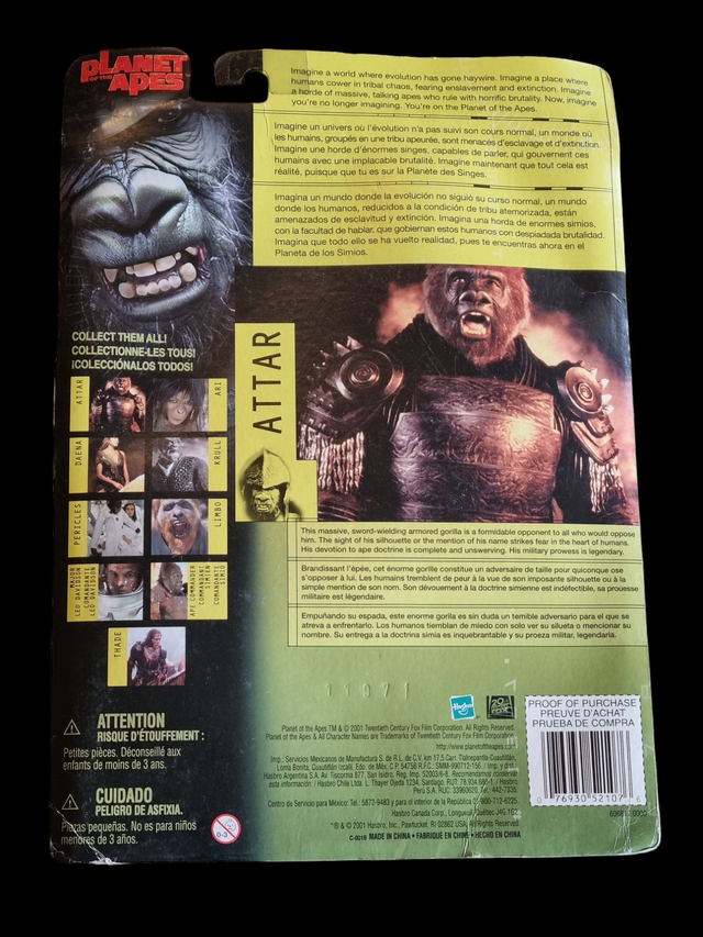 Hasbro -Planet of the Apes -Attar