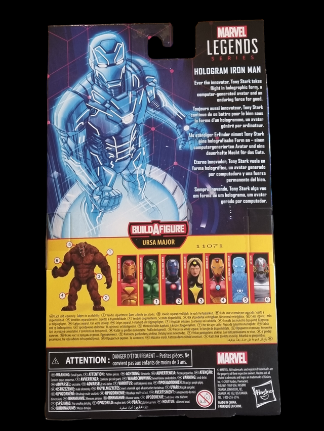 Marvel Legends Series - Iron Man Hologram Iron Man BAF (Ursa Major)
