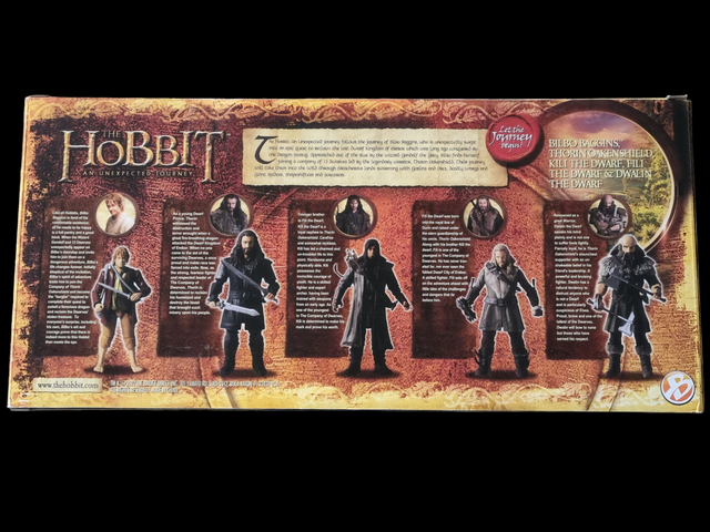 The Hobbit An Unexpected Journey Deluxe Collector Box Set of 5 figures 2012