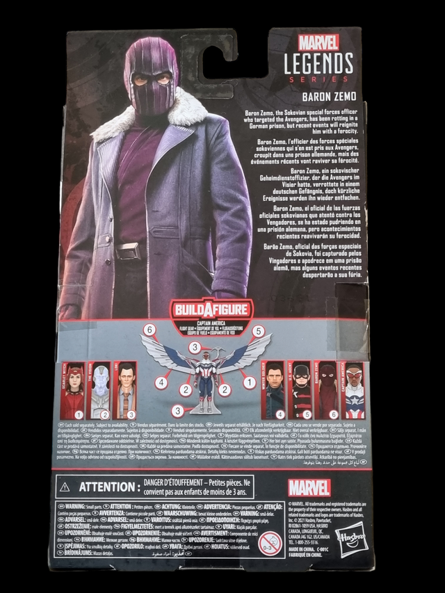 Marvel Legends Series -The Falcon Winter Soldier -Baron Zemo BAF (Captain America)