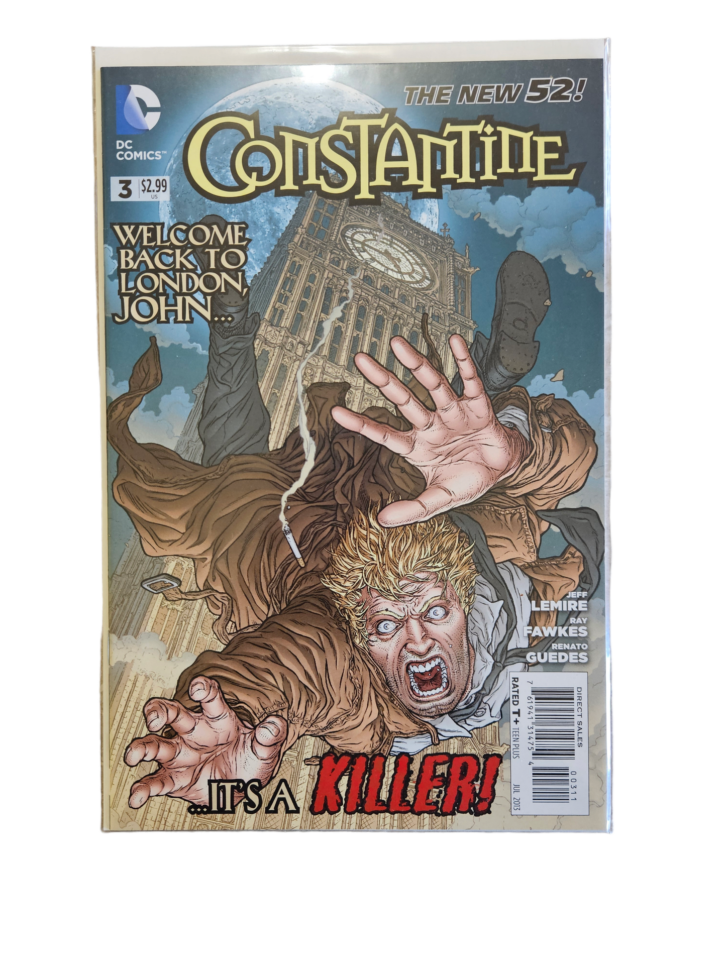 Comic Book - Constantine the new 52 #1 - 4