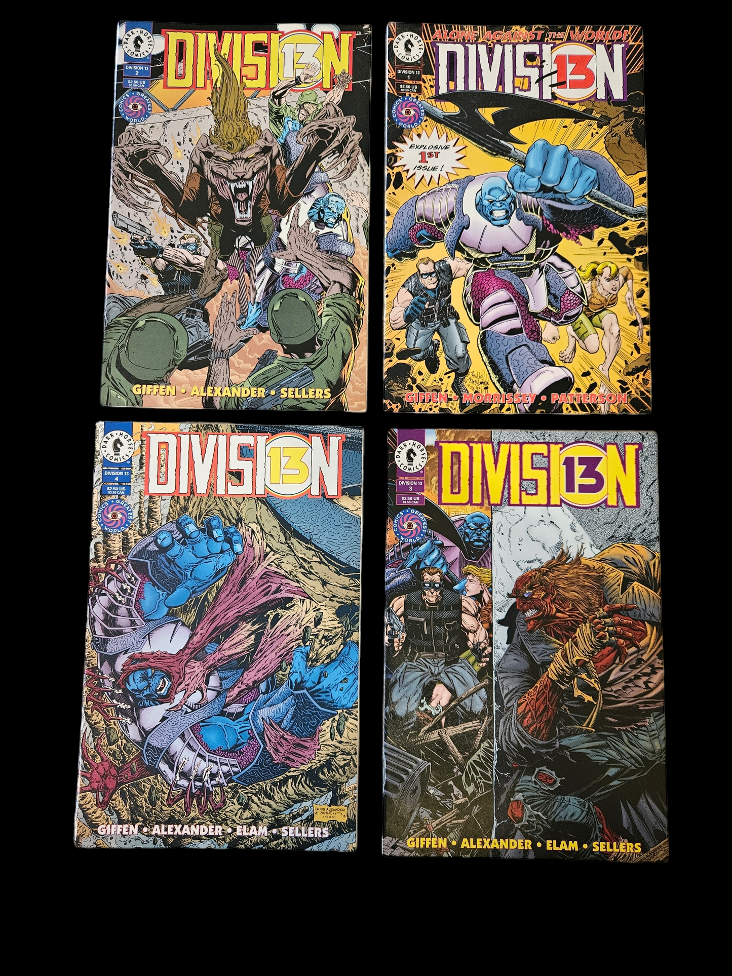 Comic Book - Division 13 Set #1-4