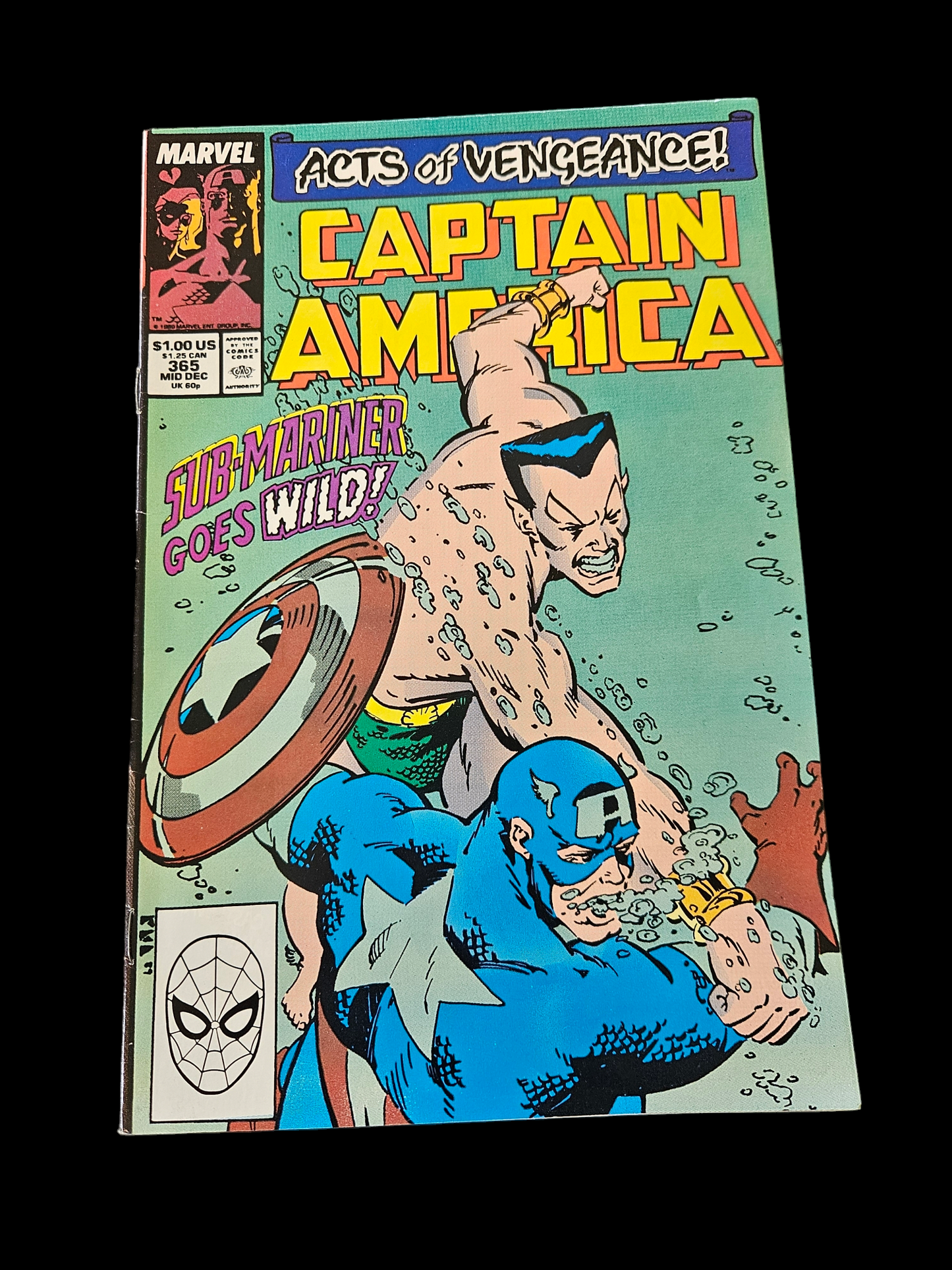Comic Book - Acts of Vengeance Captain America #365 - #367