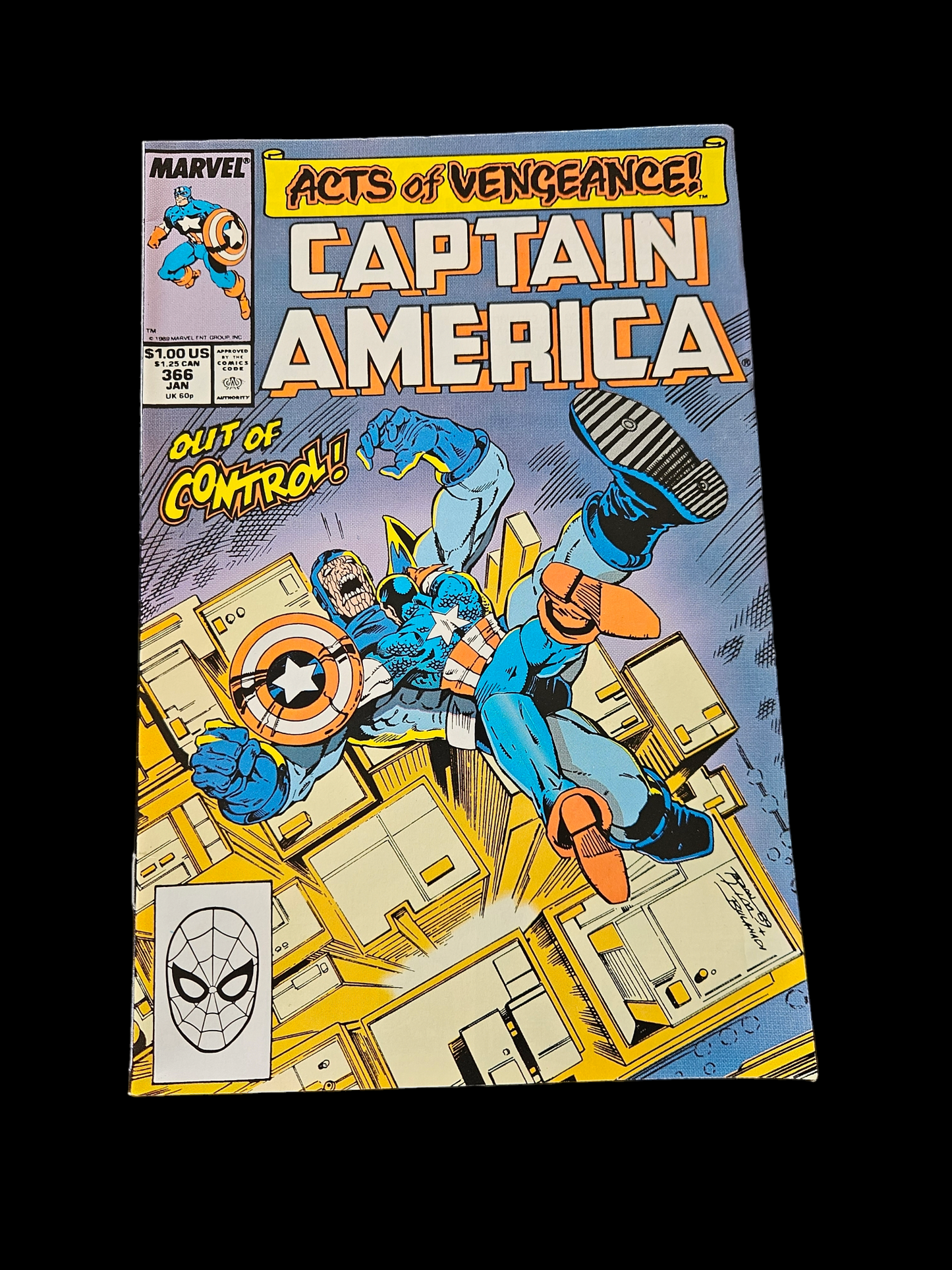 Comic Book - Acts of Vengeance Captain America #365 - #367