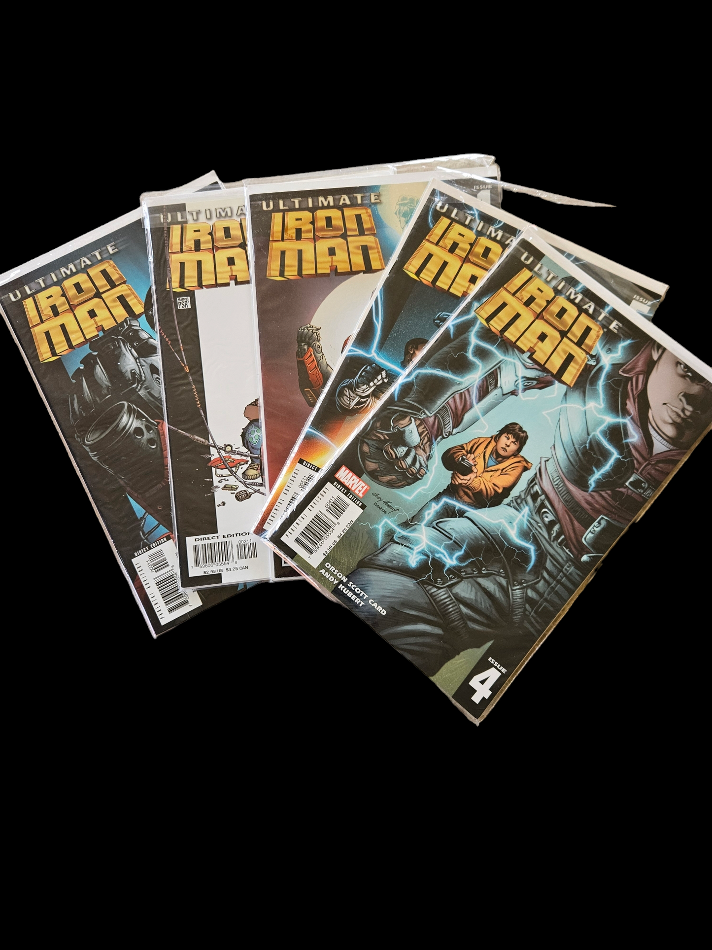 Comic Book - Ultimate Iron Man #1B - 5 (Set)