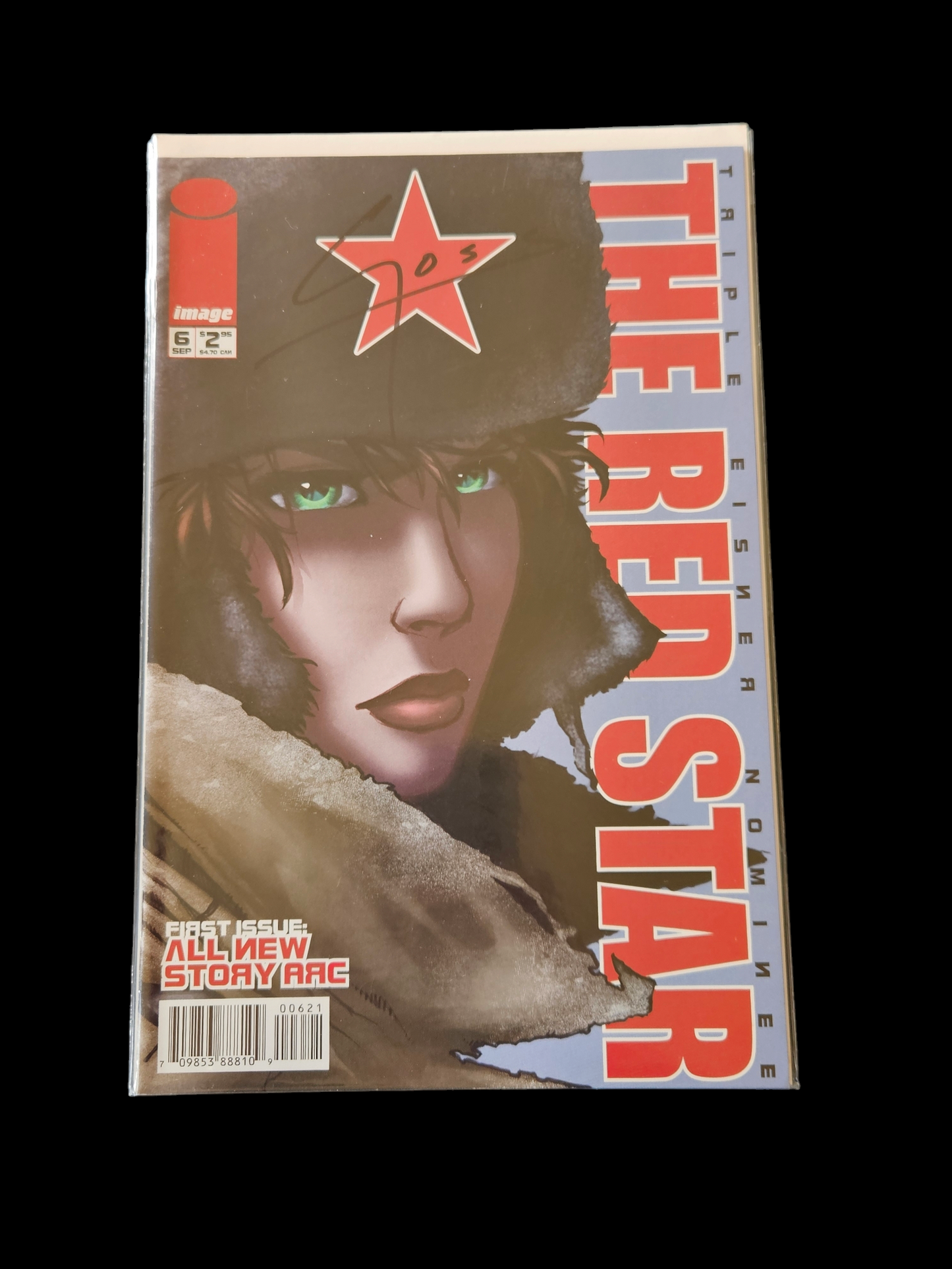 Comic Book -The Red Star #5 -9 Plus 7.5
