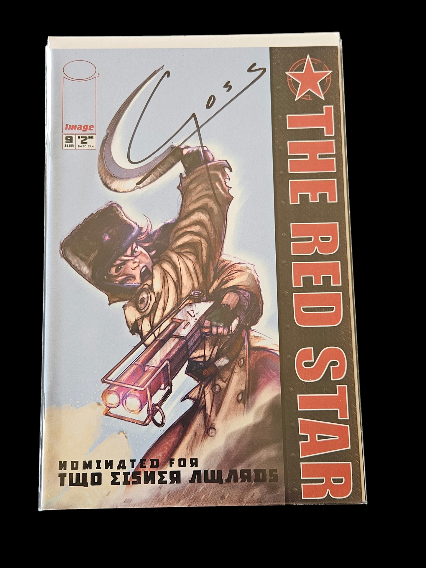 Comic Book -The Red Star #5 -9 Plus 7.5