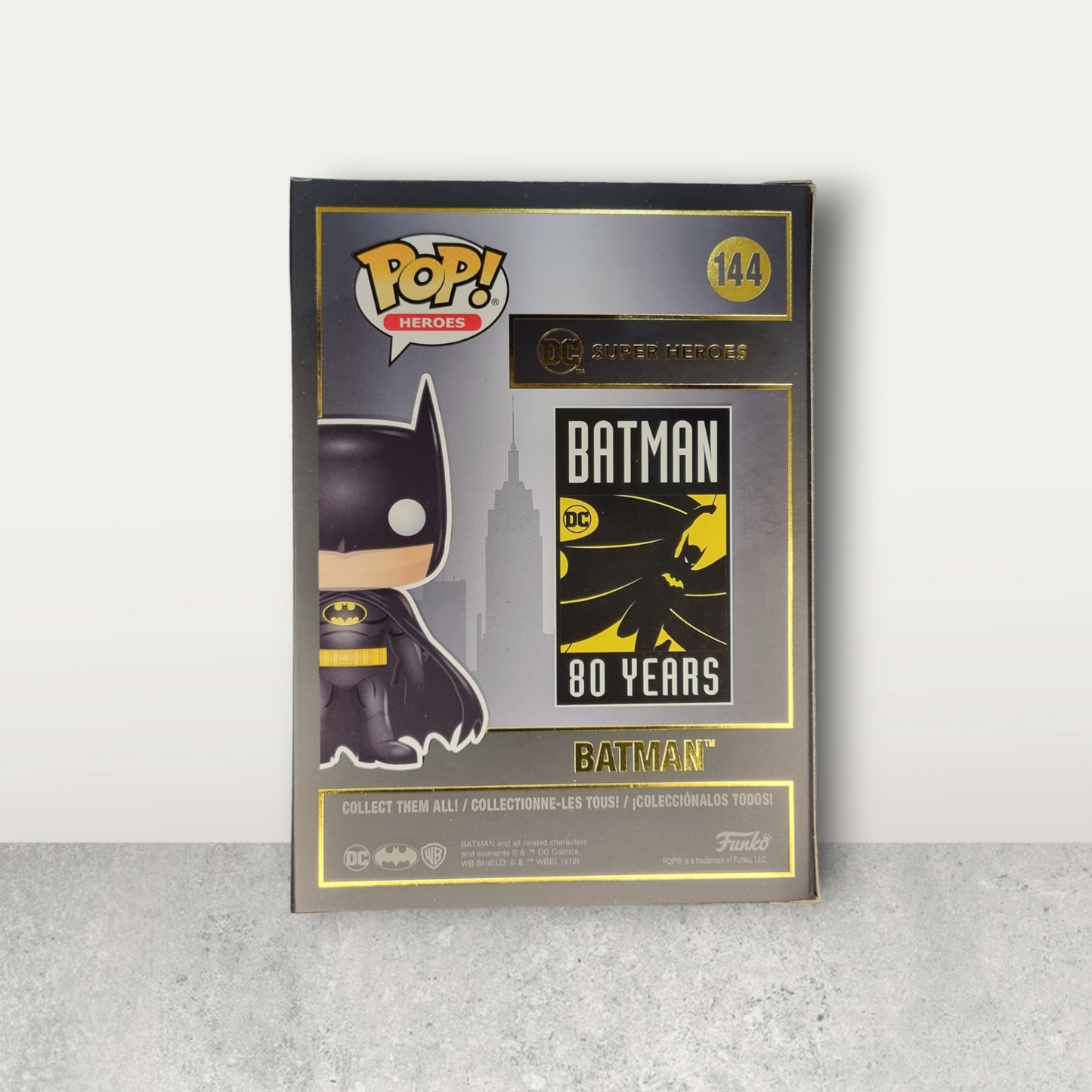 DC SuperHeroes - Batman (Red Metallic) 144