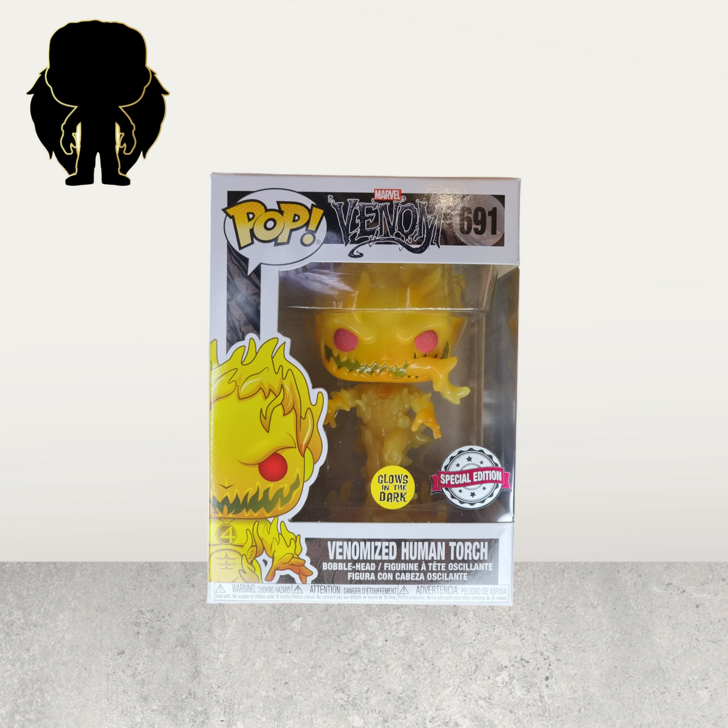 Marvel -Venomized Human Torch 691