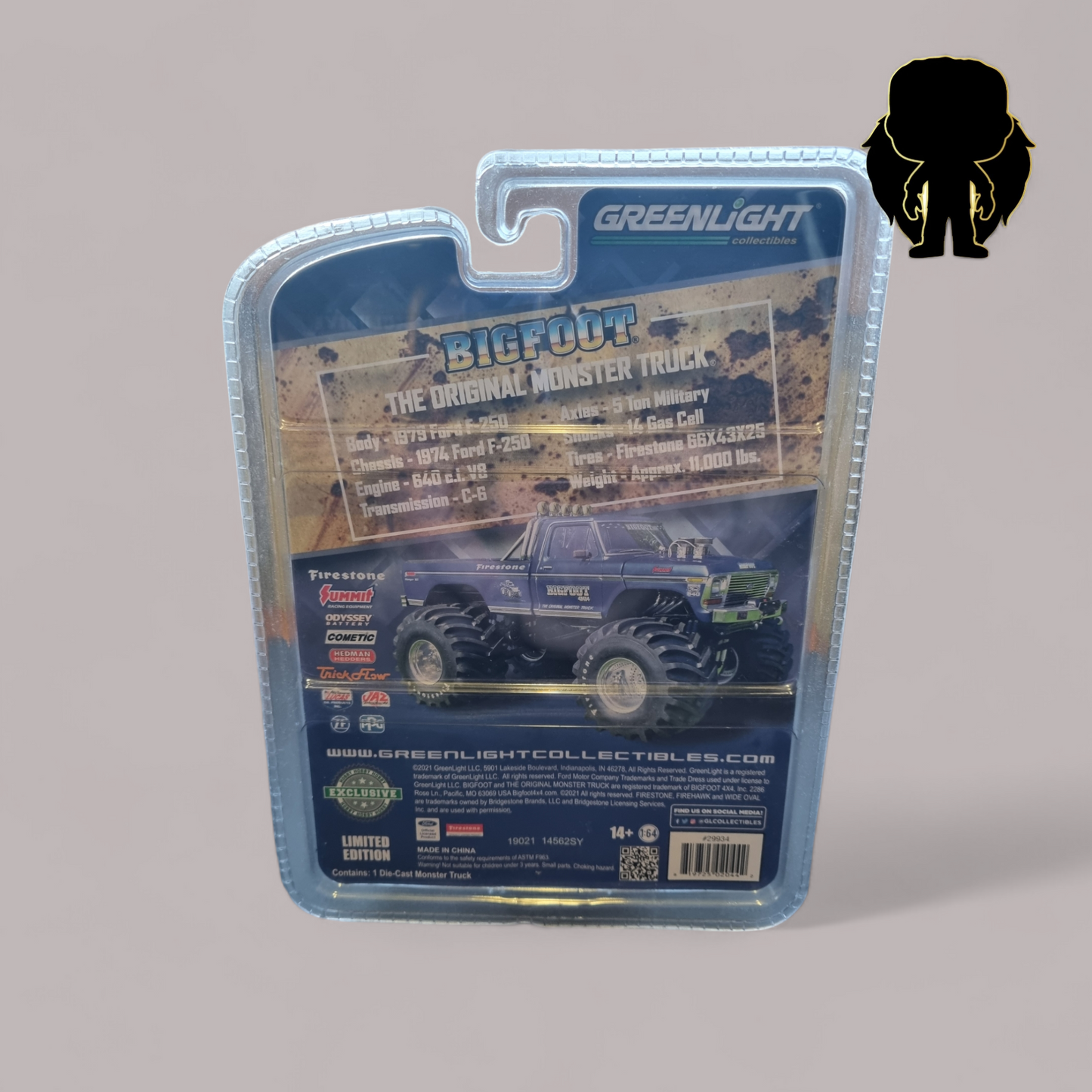 Greenlight - Bigfoot 1974 Ford F-250 (The Original Monster Truck)