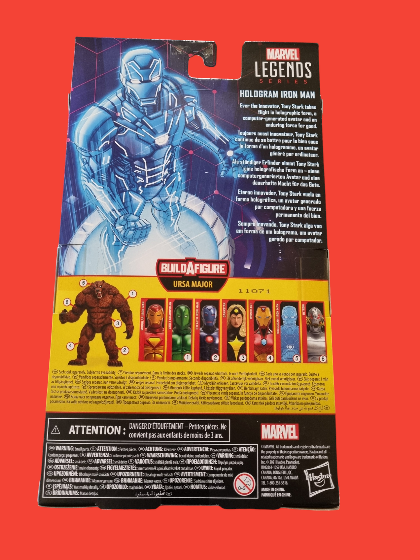 Marvel Legends Series - Iron Man Hologram Iron Man BAF (Ursa Major)