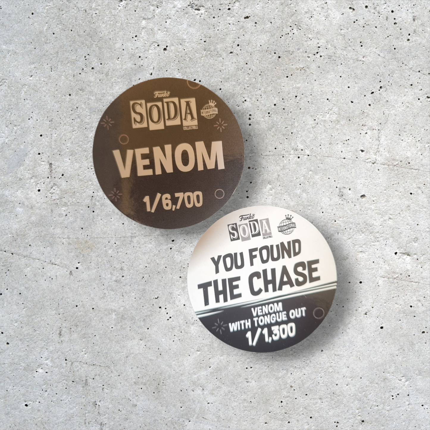 Venom Funko Soda X2