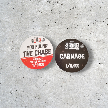 Carnage Funko Soda X2