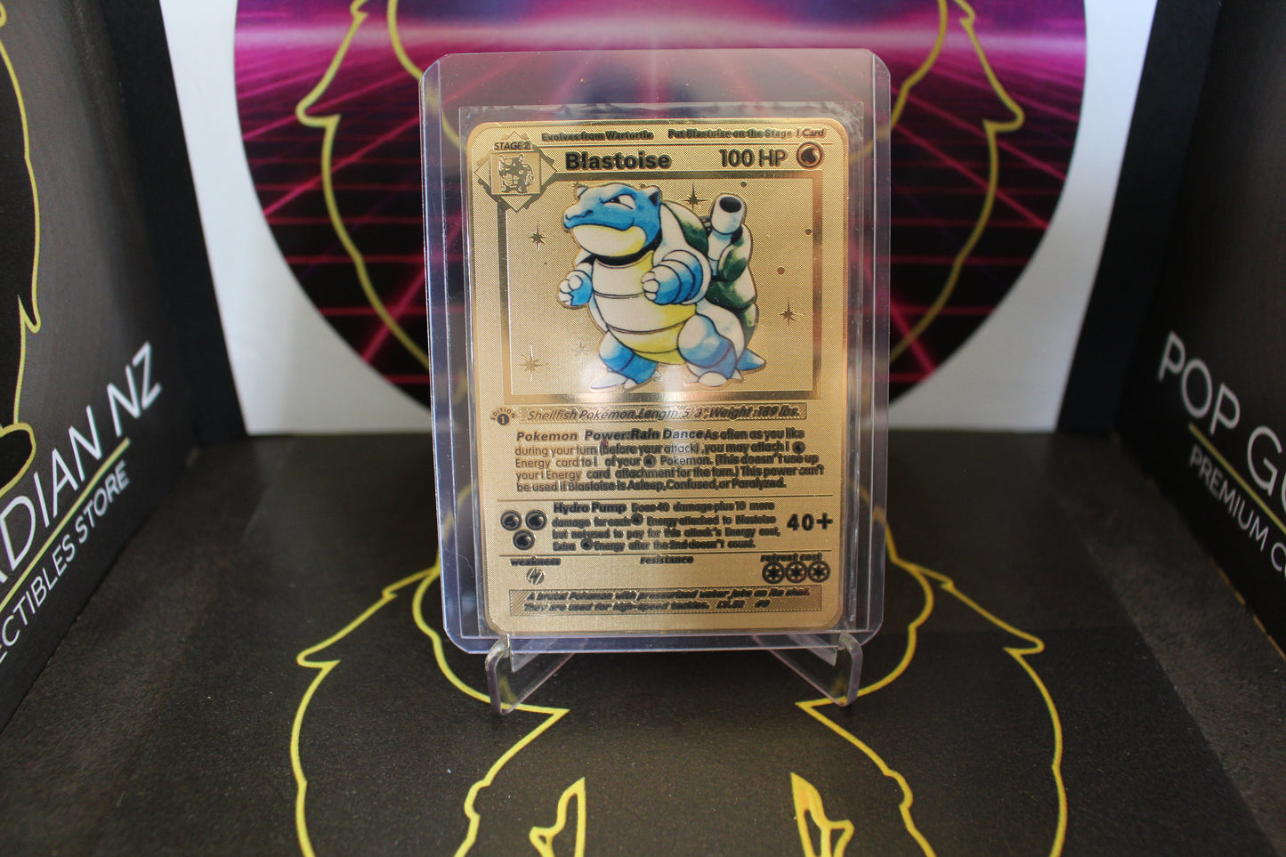 TCG - Blastoise (Gold Metal)