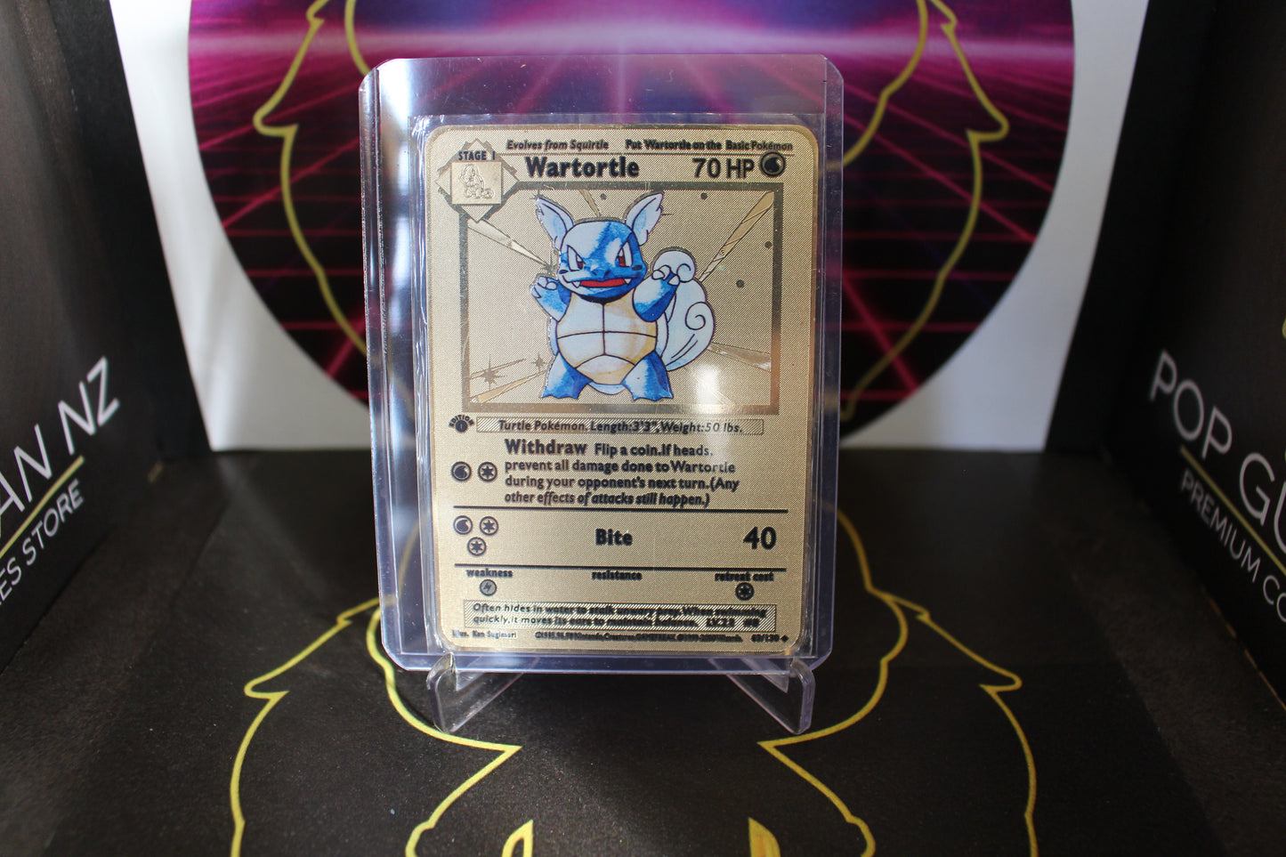 TCG - Wartortle (Gold Metal)