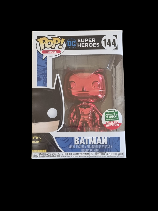 Funko pop batman online red chrome