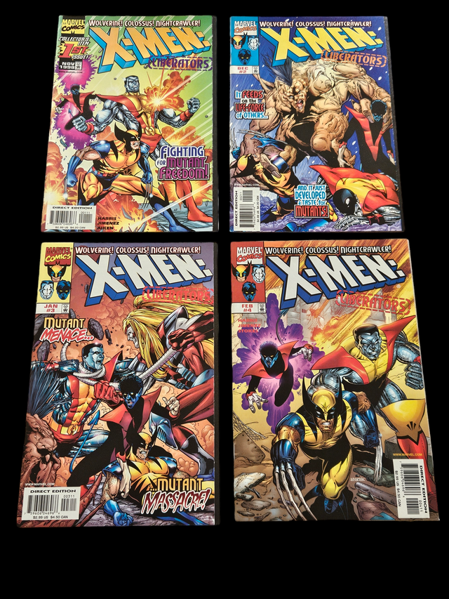 Comic Book - X-Men Liberators #1-4 Set