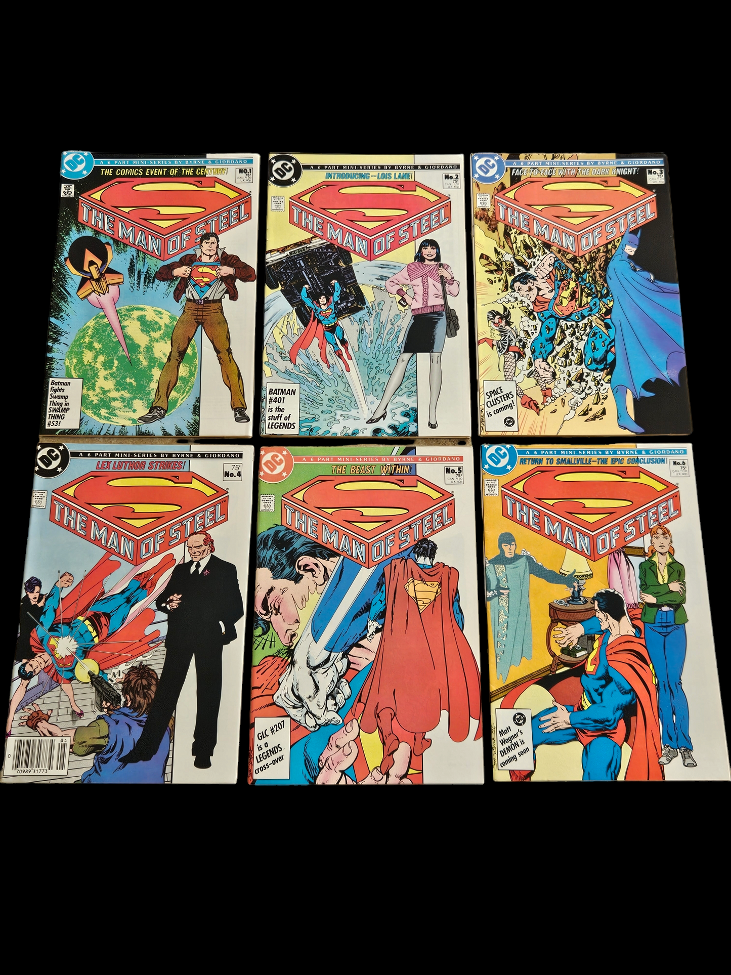 Comic Book - The Man of Steel #1-6 Set