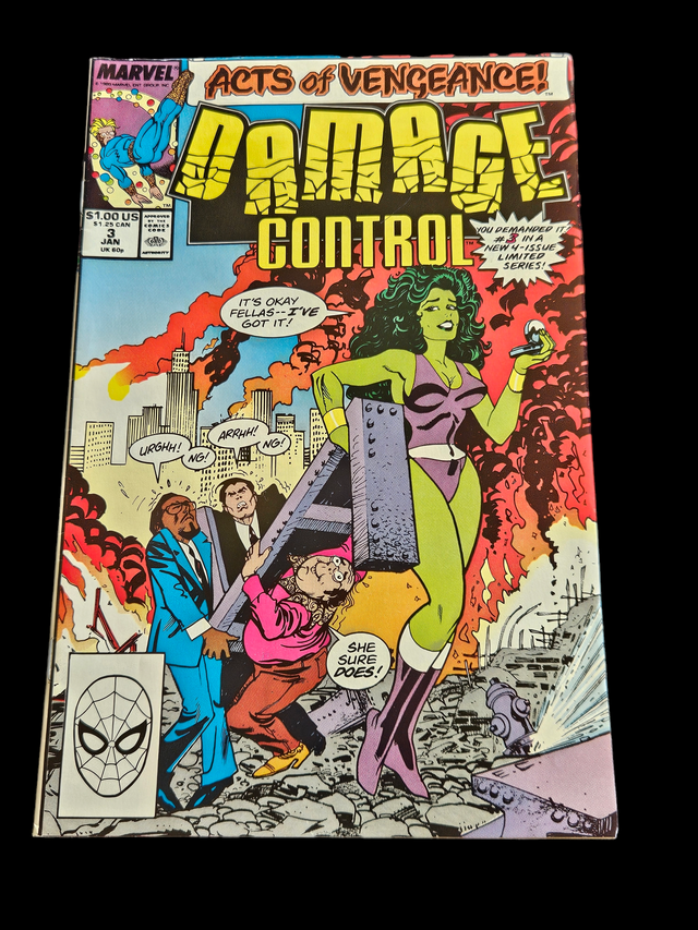 Comic Book - Damage Control #3 (Acts of Vengeance)