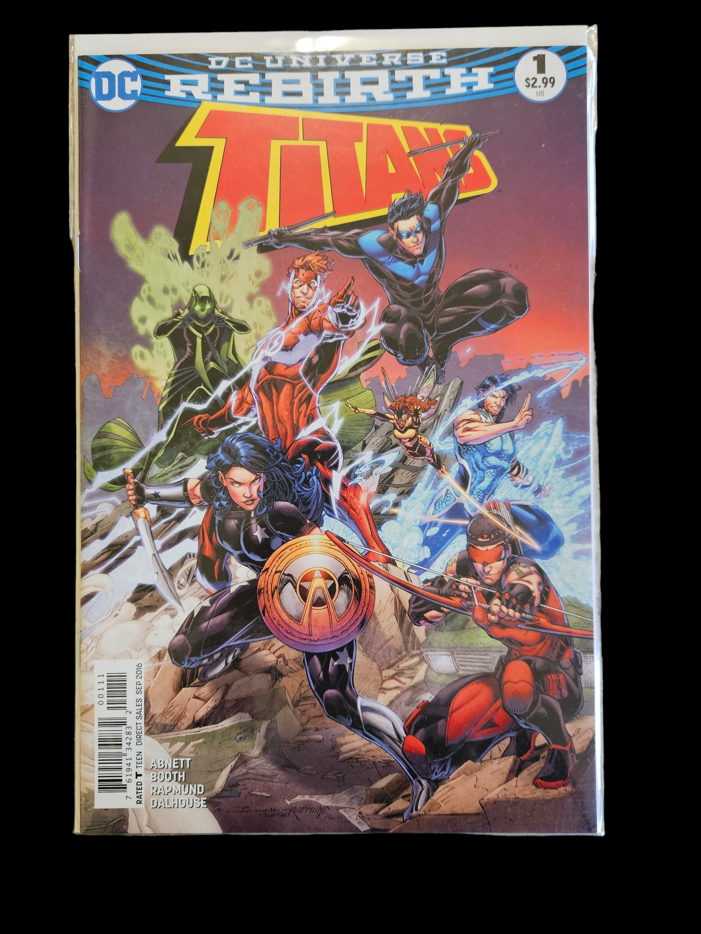 Comic Book - DC Rebirth Titans #1-8 Set + #1A