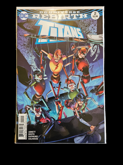 Comic Book - DC Rebirth Titans #1-8 Set + #1A