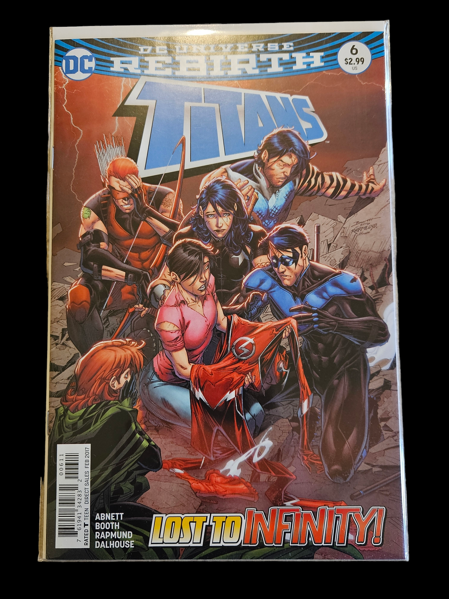 Comic Book - DC Rebirth Titans #1-8 Set + #1A