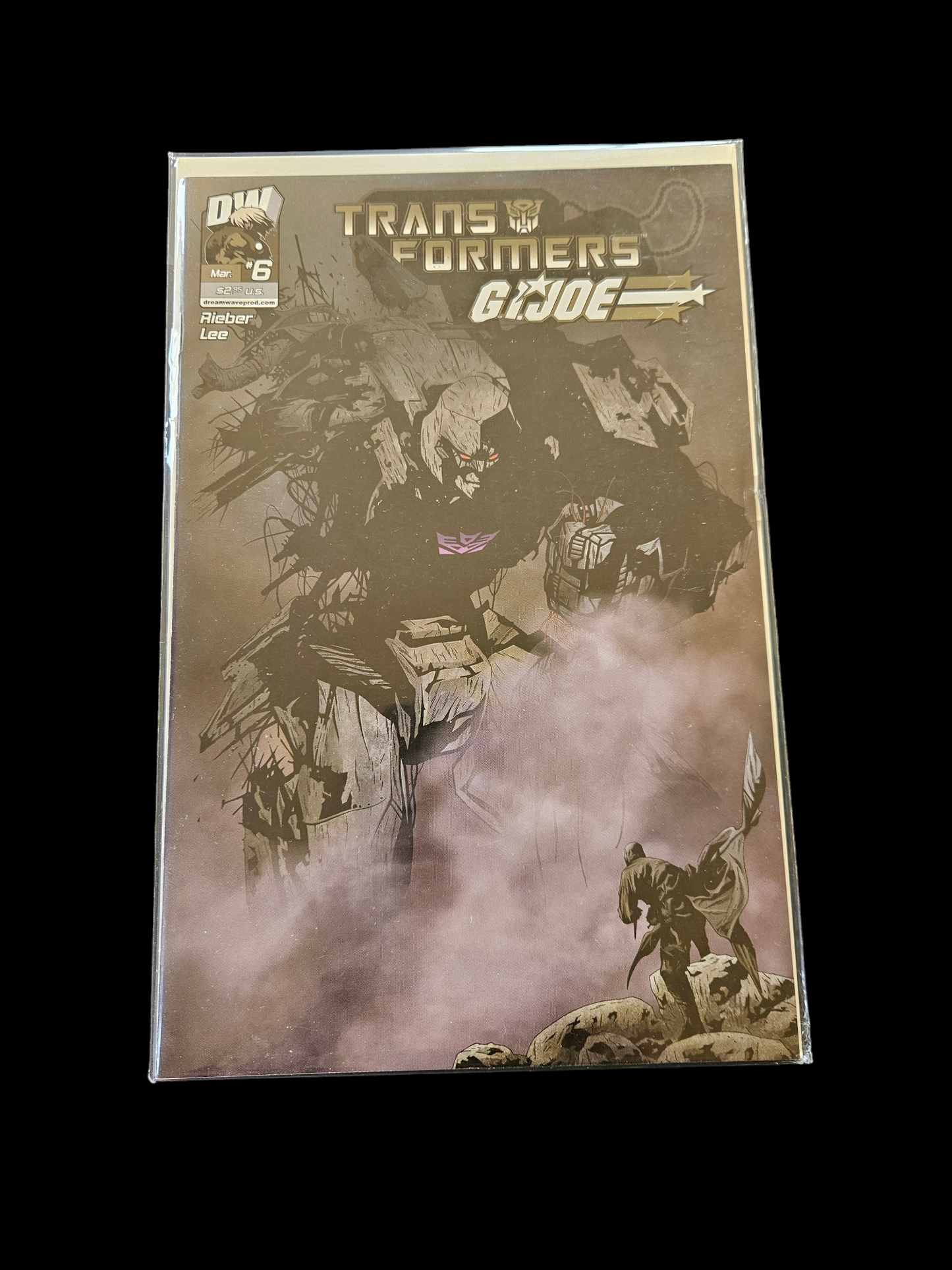 Comic Book - Transformers GI Joe Set #1B - #6