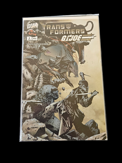 Comic Book - Transformers GI Joe Set #1B - #6