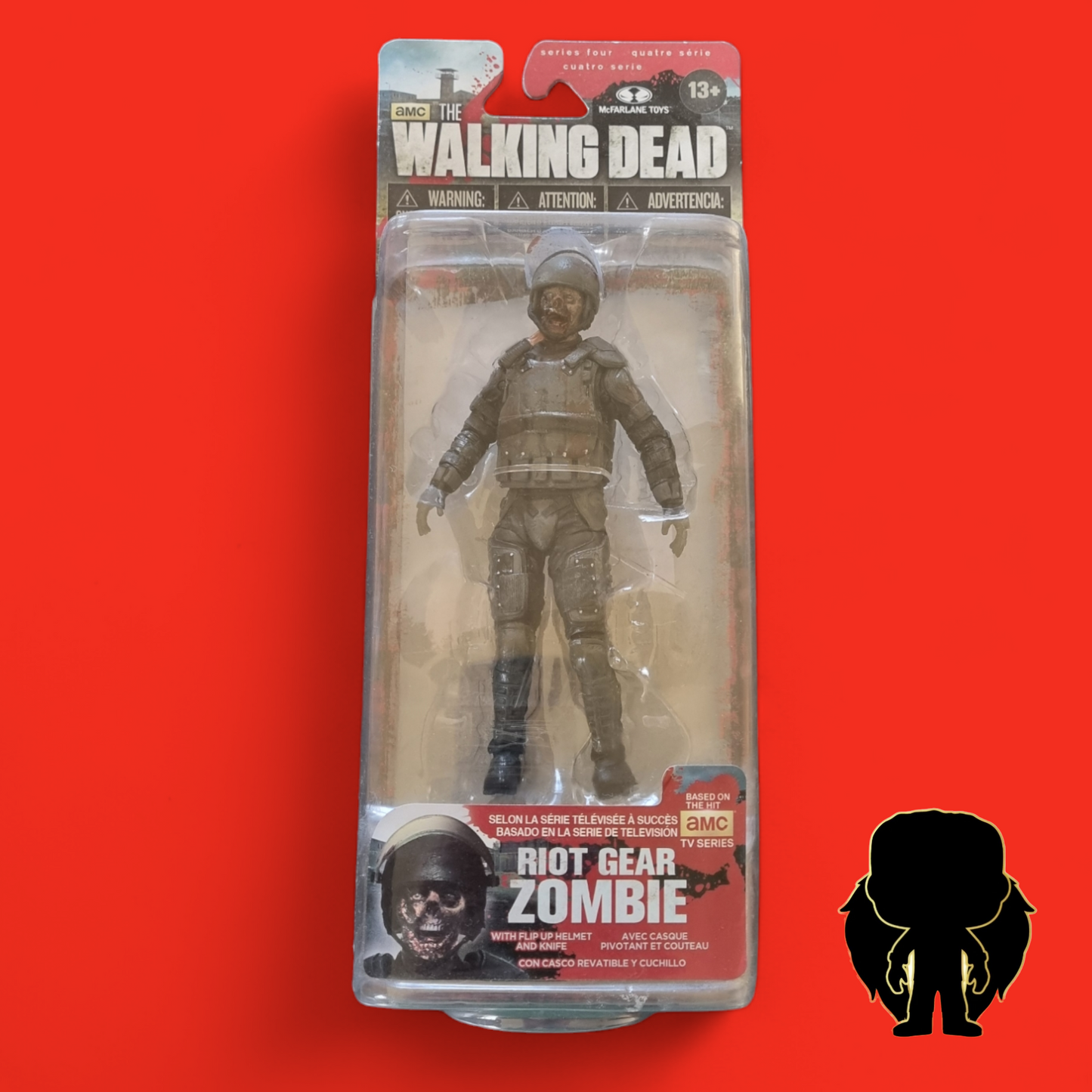 The Walking Dead - Riot Gear Zombie (Series 4 )