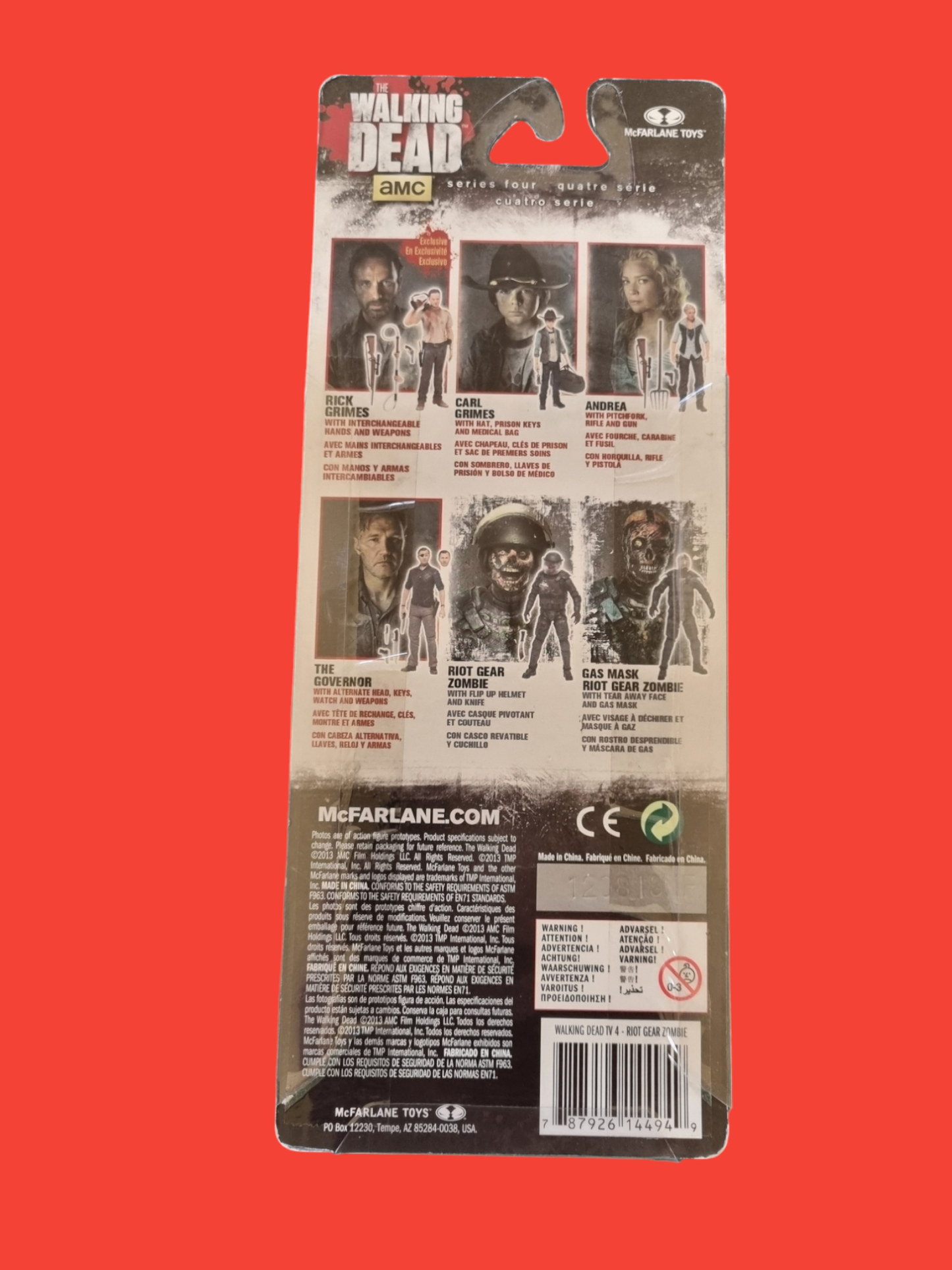 The Walking Dead - Riot Gear Zombie (Series 4 )