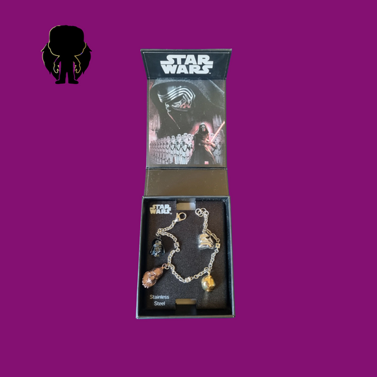 Star Wars - Star Wars 3D Characters Face Charm Tween Bracelet