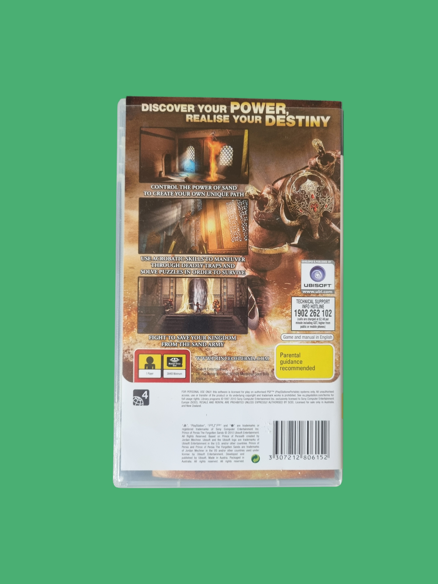 Gameplay - Prince of Persia The Forgotten Sands - (PSP)