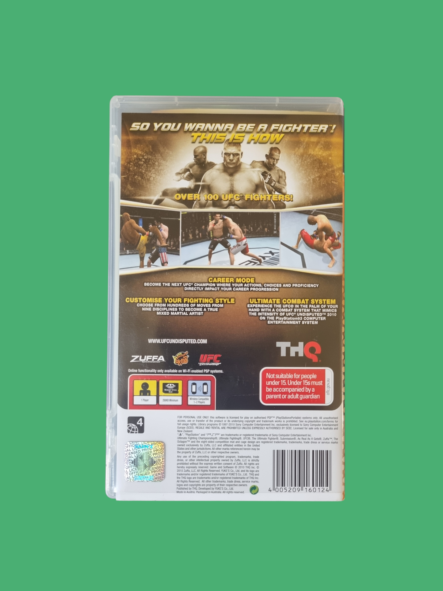 Gameplay - UFC Undisputed 2010 - (PSP)
