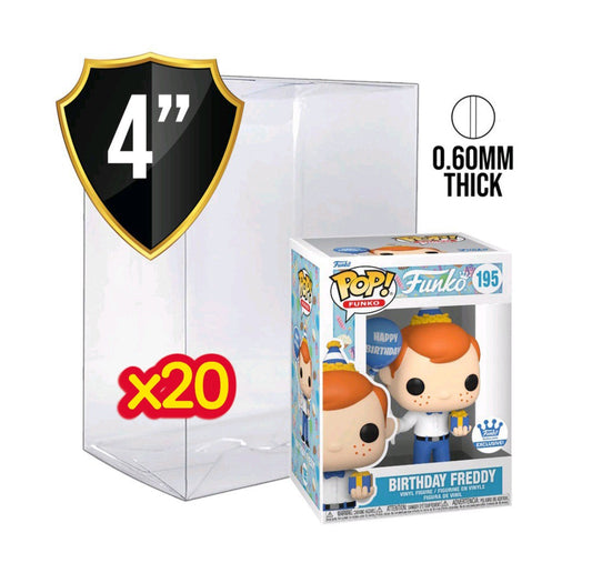 4" Pop Vinyl Protector (3.75") - 0.60mm (20Pack) Bundle