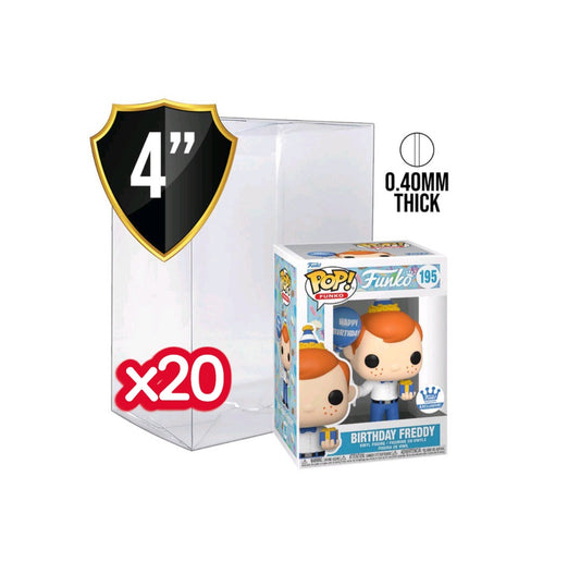 4" Pop Vinyl Protector (3.75") - 0.40mm (20Pack) Bundle