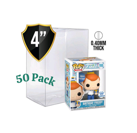 4" Pop Vinyl Protector (3.75") - 0.40mm (50Pack) Bundle